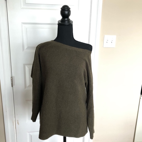 J. crew moss green sweater - Picture 3 of 5